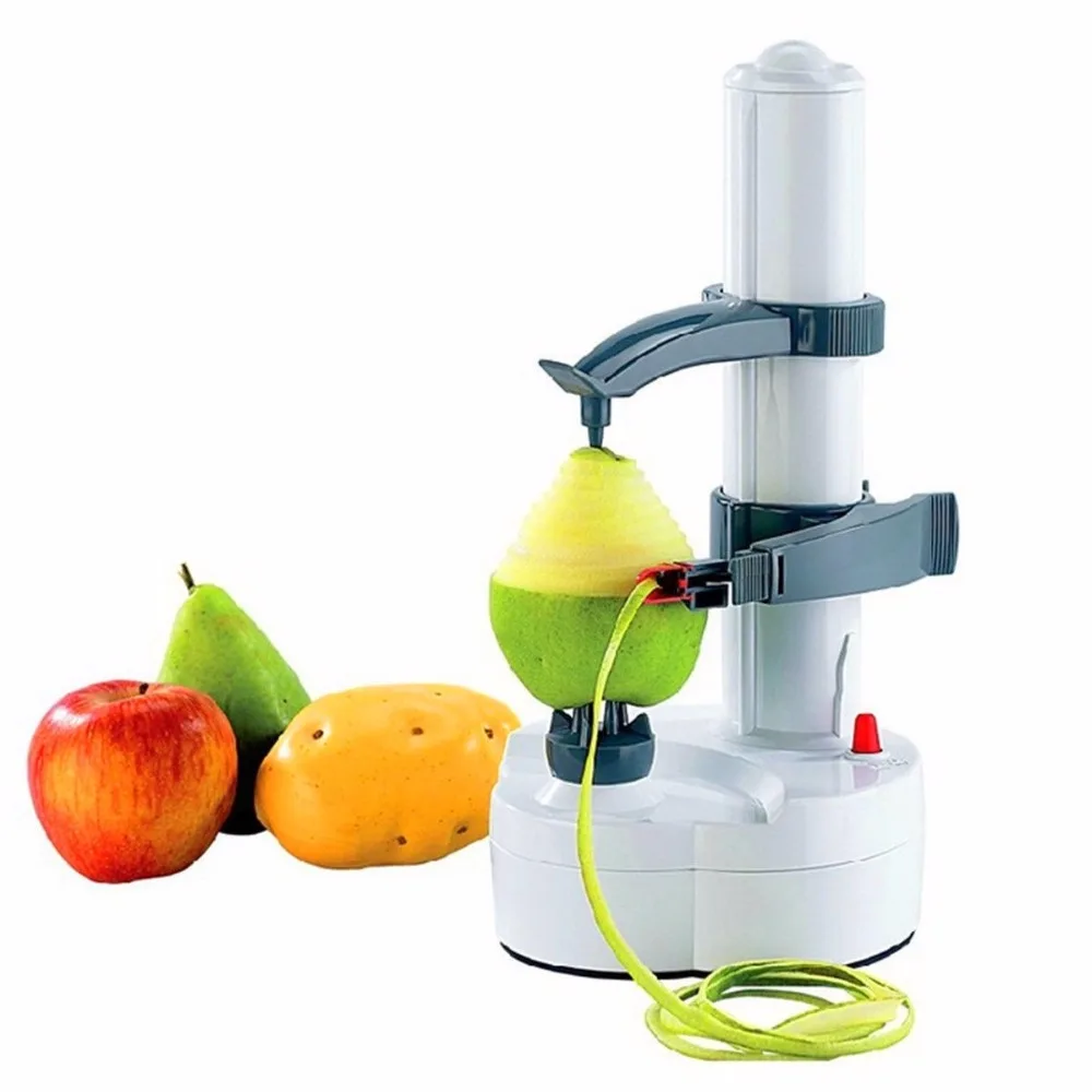 

Multifunction Electric Vegetables Fruit Apple Peeler Automatic Peeling Machine Touch Auto Rotate Peeler 2 Stainless Steel Blades