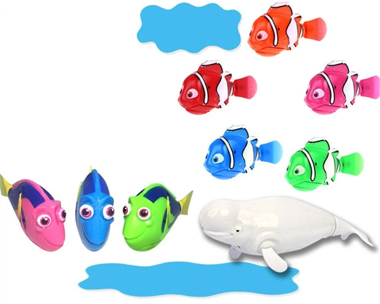 Flash swim ming электронные игрушки для купания для домашних животных, для детей, для ванной, с питанием от аккумулятора, для плавания, роботизированные для украшения аквариума