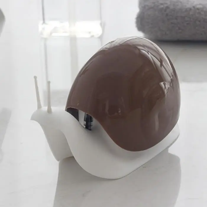 Bathroom Shampoo Dispenser Snail Shape Hand Soap Liquid Shampoo Shower Container YU-Home