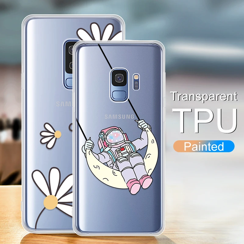 Мягкий чехол из ТПУ с узором для samsung Galaxy A70 A60 A40 A40S A30 A20 A10 M30 M20 M10 задняя крышка Капа