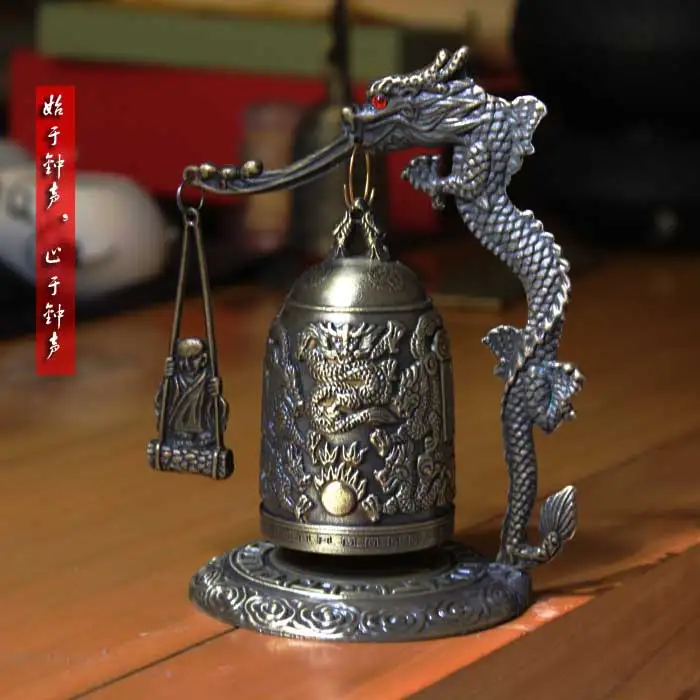Лидер продаж отличные Китай Тибет латунь Дракон Будда Bell Украшения Статуи|statue