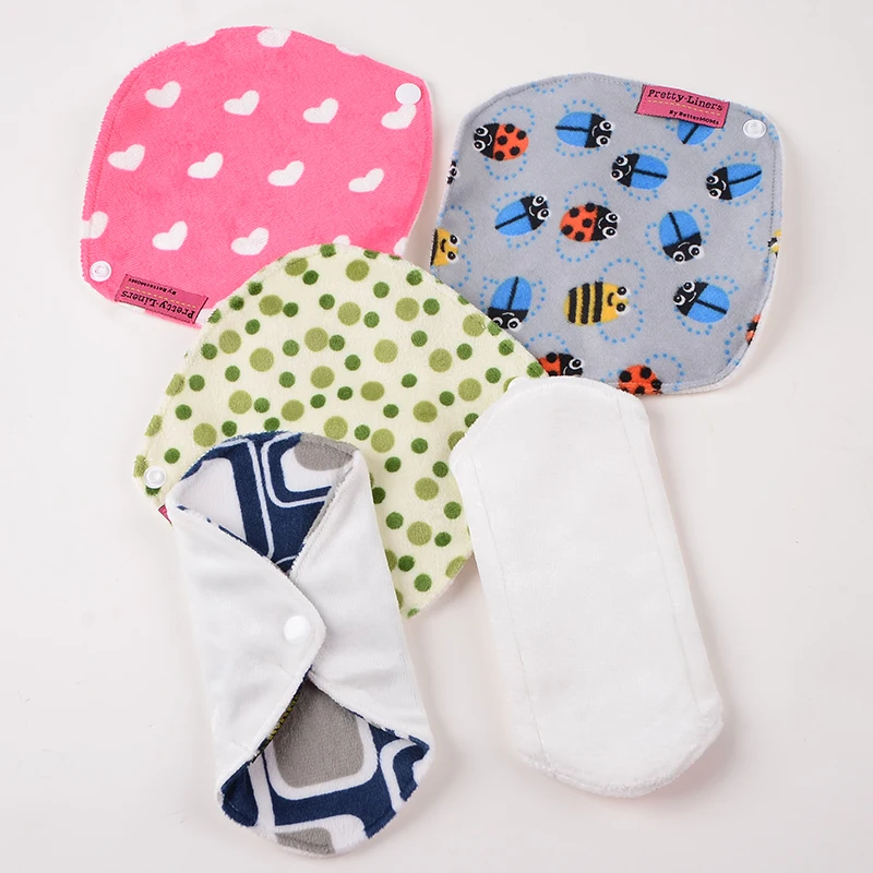 5 шт. 7 &quotбархатная прокладка для трусов тканевая менструальная мягкая дышащая