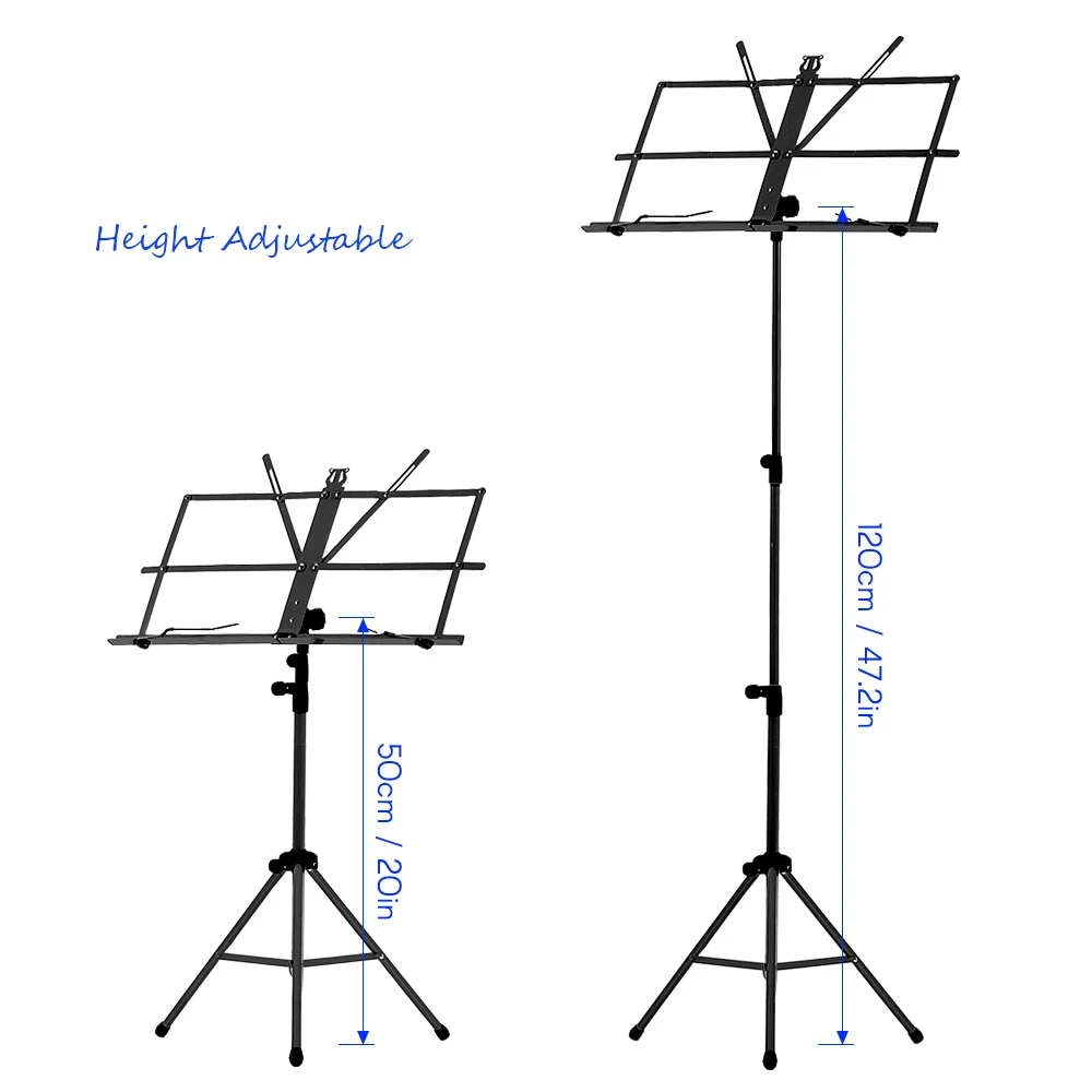 Ammoon красочный складной держатель для музыкального штатива легкий с