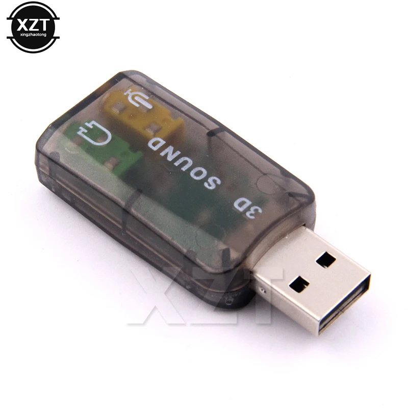 Профессиональный микрофон 3 5 мм разъем USB для 3D Аудио внешняя звуковая карта