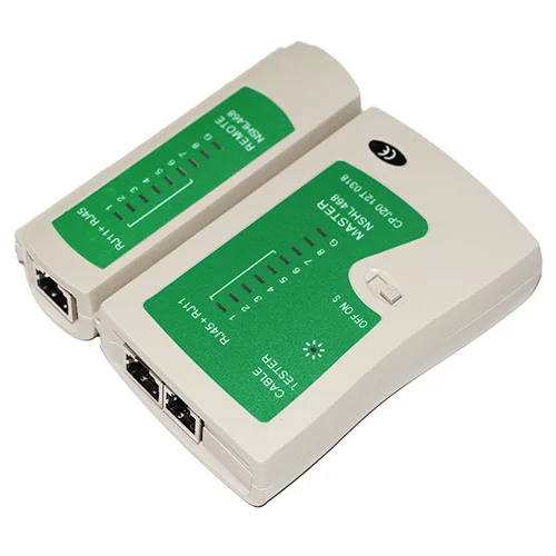 Тестер сетевого кабеля для RJ 11, RJ12, RJ45 порт сетевой кабель, телефонный кабель сетевой инструмент