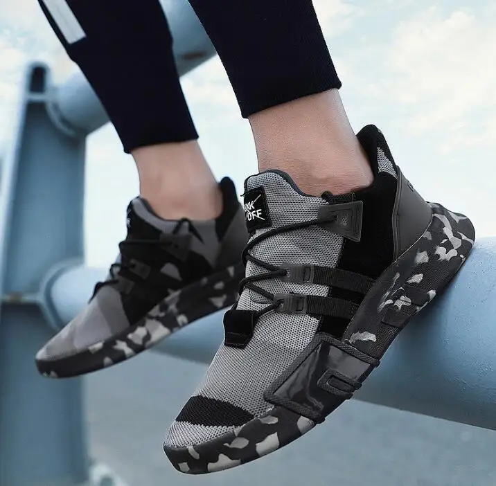 Мужская обувь zapatillas blancas hombre белые спортивные воздухопроницаемые кроссовки для