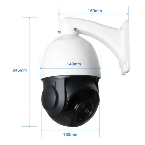20X оптический зум HD 1520P МП наружная PTZ IP скоростная POE камера с автоматическим