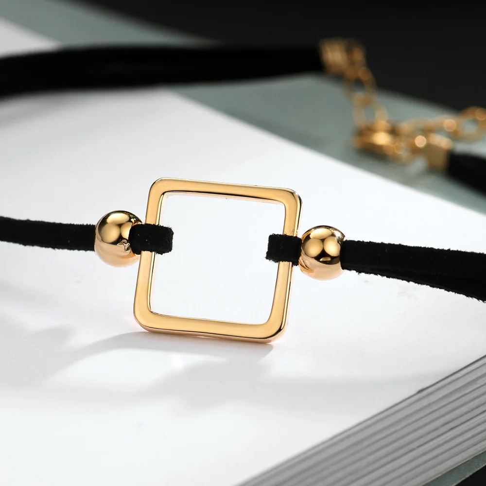 Цепочка чокер Neoglory в готическом стиле женская модный цвета розового золота