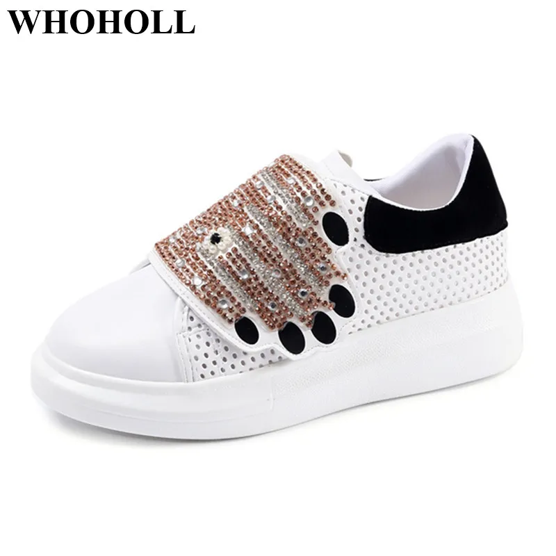 Женские кроссовки на платформе дышащие Нескользящие повседневная обувь плоской