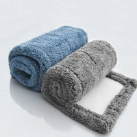 4315cm mop cloth thickened absorbent coral microfiber fleece mop head cloth cover the mop to replace cloth cleaning tool