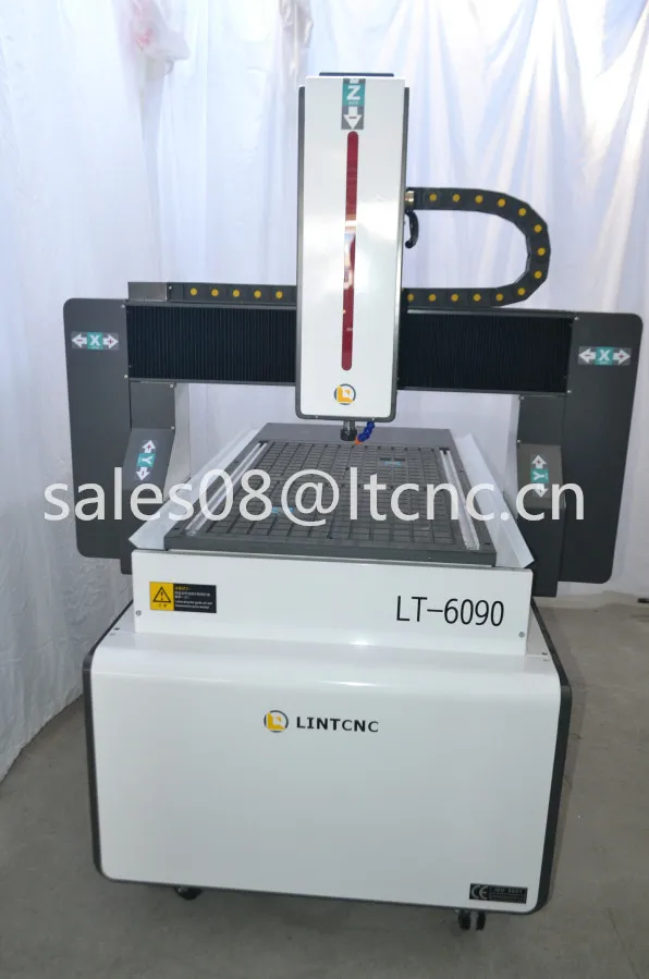 Фрезерный станок с ЧПУ для резки алюминия мини размер вакуумный Рабочий стол 6090