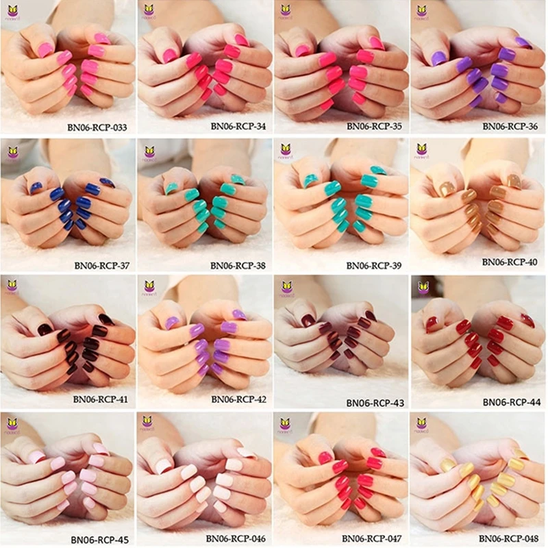 Накладные ногти CLAVUZ для маникюра гелевые лаки ногтей короткие летние