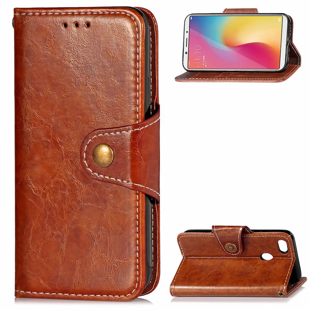 Abhoriz cover for oppo F5 case Fashion New Mens&ampwomen Leather phone with card slot Cash pocket | Мобильные телефоны и
