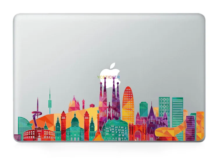 DIY персональная наклейка для ноутбука Macbook Pro retina Air 12 13 15 дюймов мультяшная Защитная Наклейка для компьютера с защитой от царапин - Цвет: 07