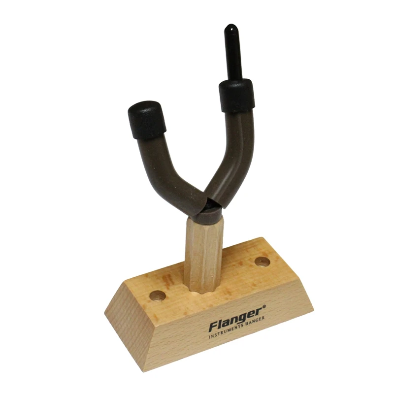 Flanger Violin Wall Hangers Wooden Base Mount Holder for Home Studio | Спорт и развлечения