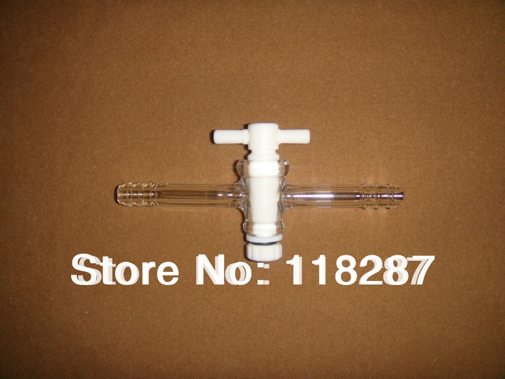 Прямой адаптер с клапаном из ПТФЭ соединением шланга стеклянный клапан |