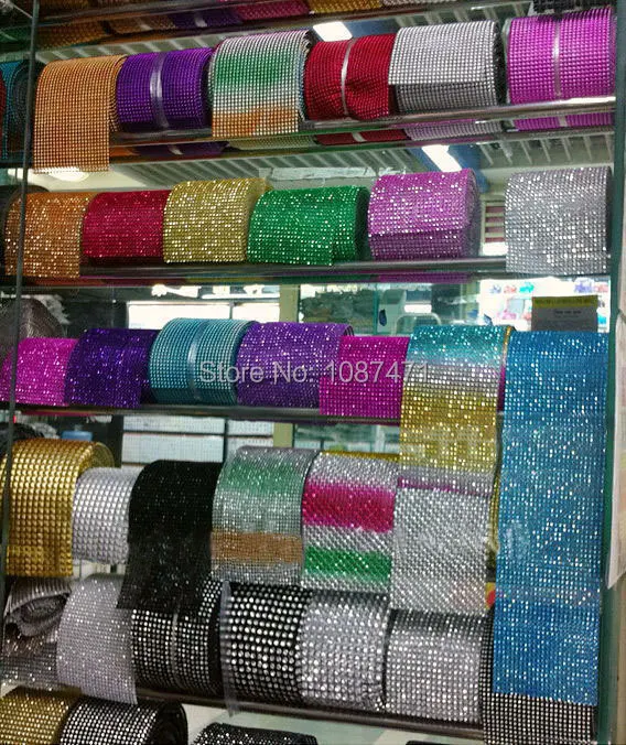 24 ряда 10 ярдов стразы с кристаллами лента для украшения торта свадьбы|ribbons for