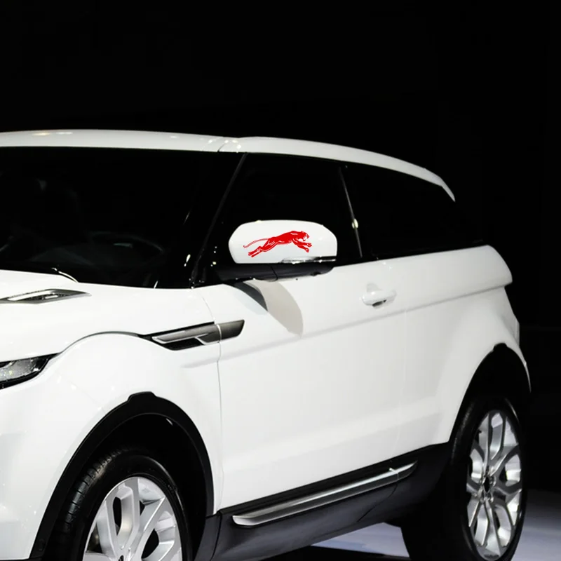 2 шт. леопардовая Автомобильная наклейка пантера водонепроницаемая зеркальная 4