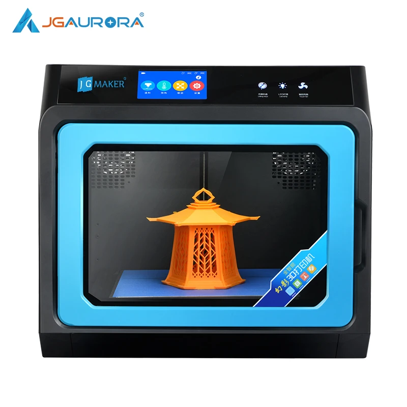 JGAURORA FDM A7 3D принтеры Auto Level большой строить Размеры 240*220*200mm 4 дюймовый сенсорный