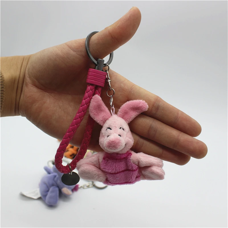 1 шт. 6-8 см милый медведь тигровый Тигр поросенок Свинья ИА Ослик Heffalump милый брелок плюс игрушки
