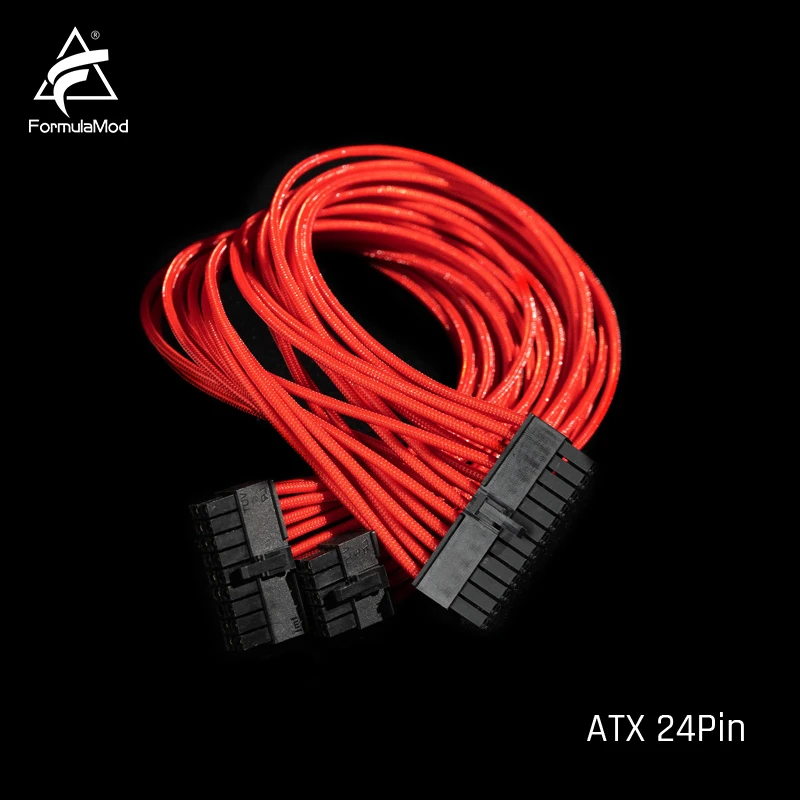 FormulaMod Fm HS W 18AWG ATX 24Pin полностью модульные PSU ткацкие кабели для Asus THOR & seseasfocus/Prime Series