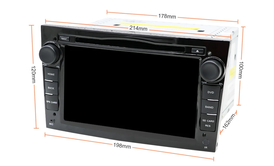 Eunavi 2 Din Android 9 автомобильный dvd-плеер для Opel Astra Vectra Antara Zafira Corsa 2din gps Wifi Bluetooth Восьмиядерный 1024*600