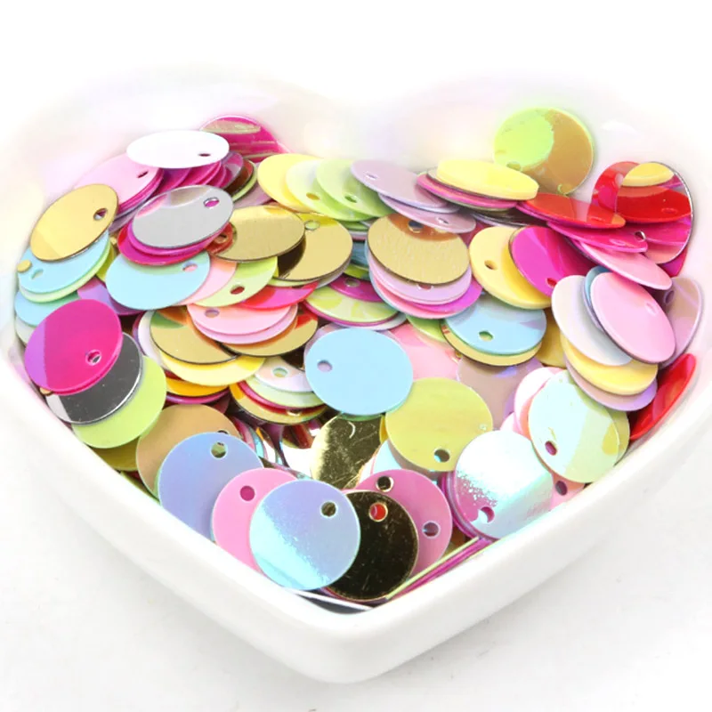

Sequins Decorations Garment Sewing Craft Children DIY Accessory Stereoscopic Round Paillettes 10g Multicolor 10/20mm