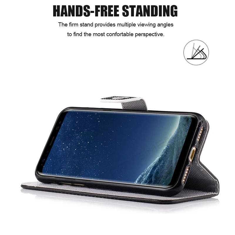 Милый чехол-книжка с розой для Samsung Galaxy S4 S5 S6 edge S7 S8 Plus S9 Frvsimem кошелек из