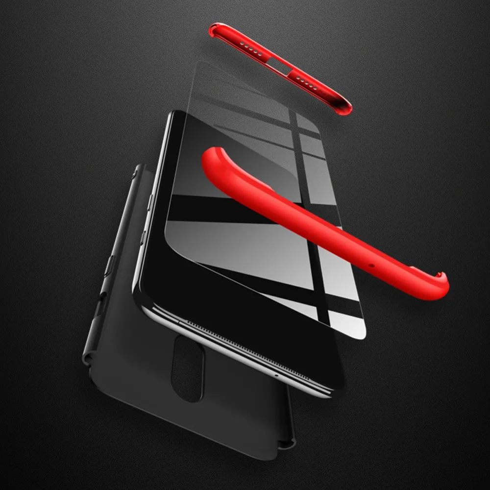 Для OnePlus 7 Pro 6 6 T One Plus 7 5 5 T чехол для телефона Роскошный чехол полностью защищающий телефон матовый 3 в 1 шт. Жесткий Чехол для задней панели Fundas Coque