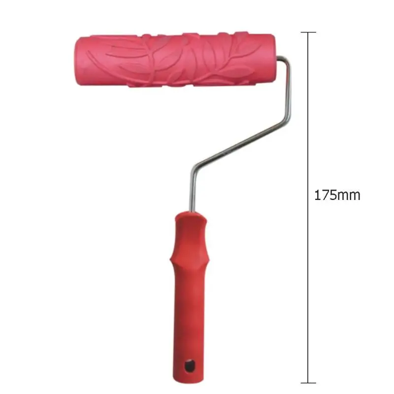 paint roller 8 шт./компл. краска собственного приготовления роликовые инструменты набор Многофункциональный Хо использовать удерживать использовать стены декоративная ручка Флокированный Edger инструмент краски ing кисти - Цвет: paint roller