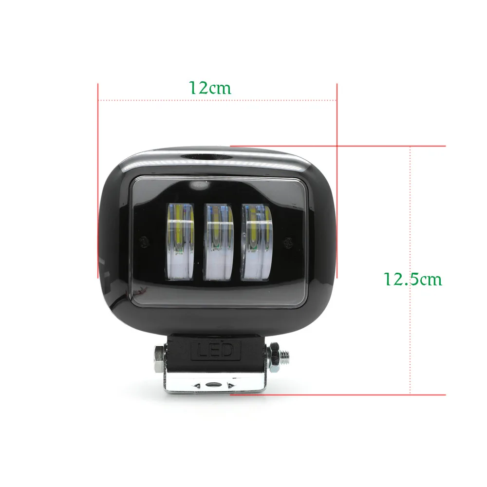 2x30W квадратный 4 5 дюймовый светодиодный светильник 12V 24V Spot для 4x4 внедорожный ATV