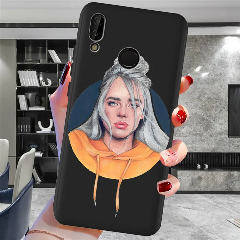 H1803 Billie eilish для Huawei P8 P10 P20 P30 Mate 10 20 Honor 8 8X 8C 9 V20 20i 10 Lite Plus Pro Чехол Coque Etui Funda Capa - Цвет: H1803