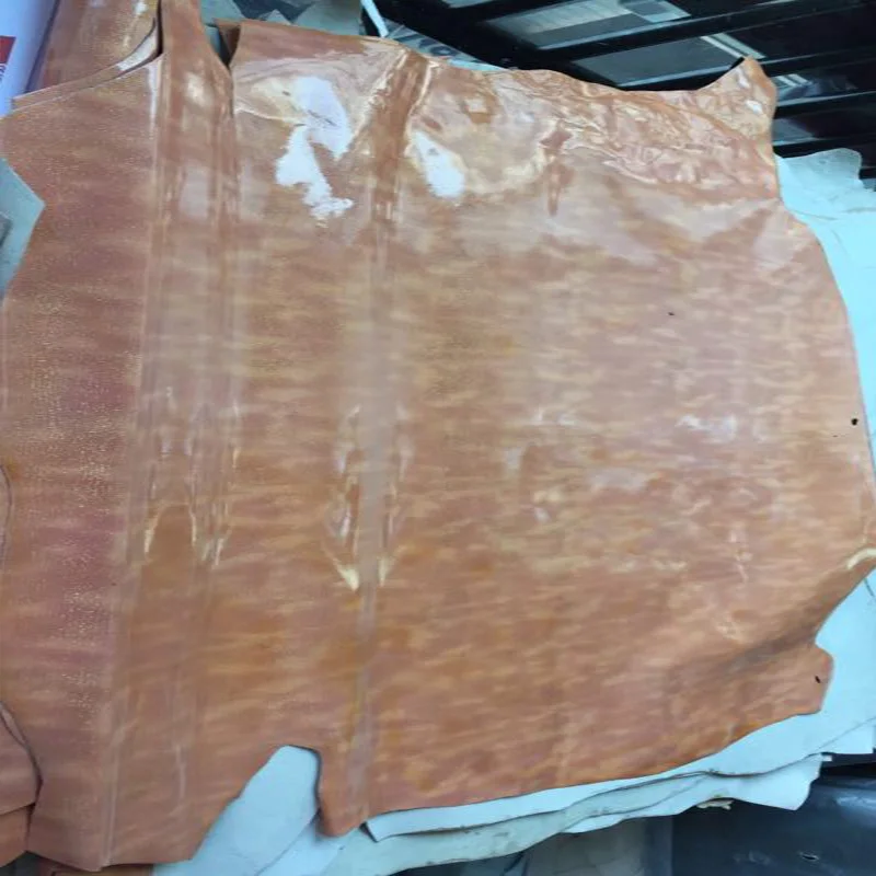 Новое поступление блестящая золотистая коричневая ткань из натуральной козьей