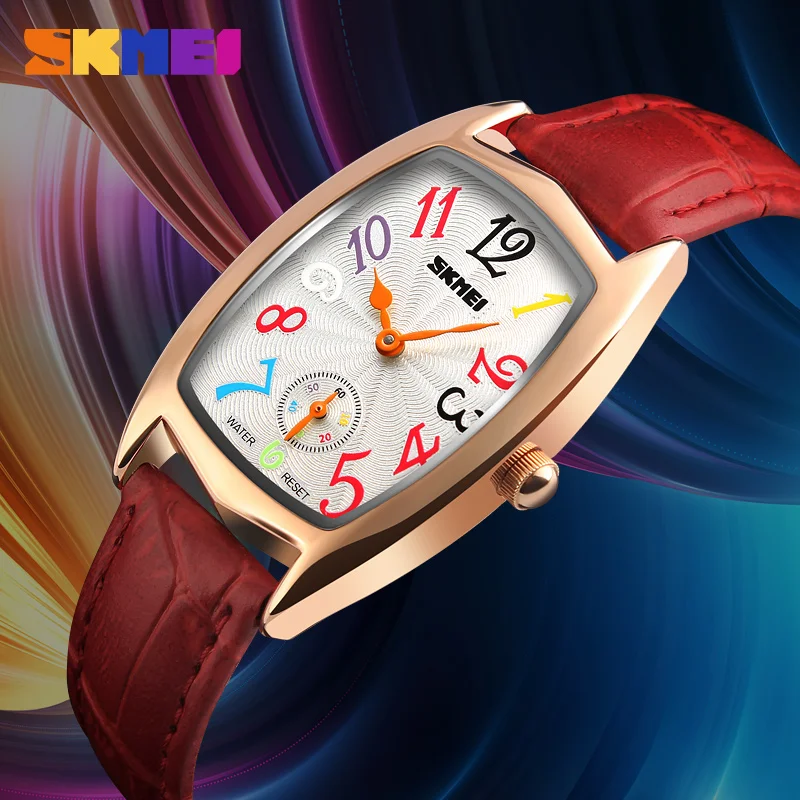 SKMEI модные креативные женские часы Relogio Feminino Bayan Kol Saati Montre Femme Famale роскошные женские кварцевые наручные часы