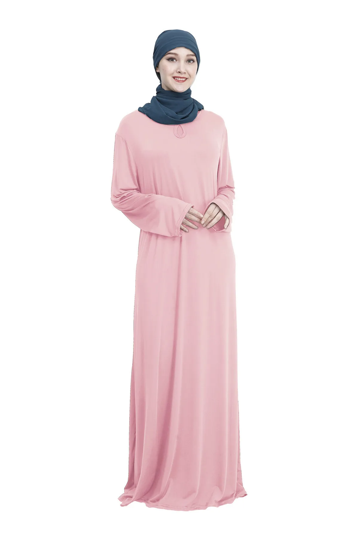 Мусульманское длинное платье Abaya мусульманское макси на Ближнем Востоке Дубай