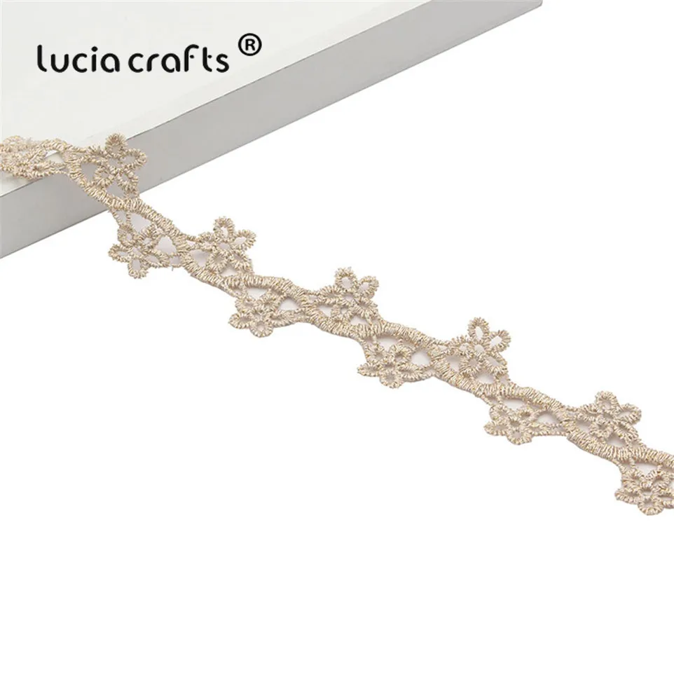 Lucia crafts 2 ярдов/партия много стилей Кружева отделка ленты для комнаты вечерние украшения DIY аксессуары для пошива одежды N0709