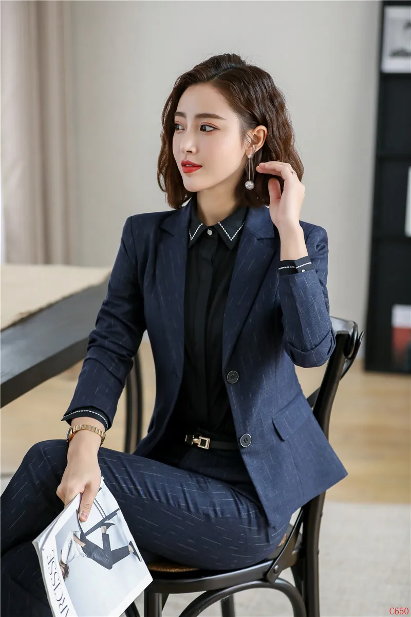 Высококачественный официальный женский фиолетовый Блейзер женские деловые