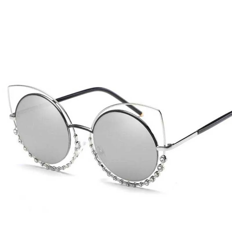 Женские солнцезащитные очки кошачий глаз с градиентными линзами | Аксессуары для