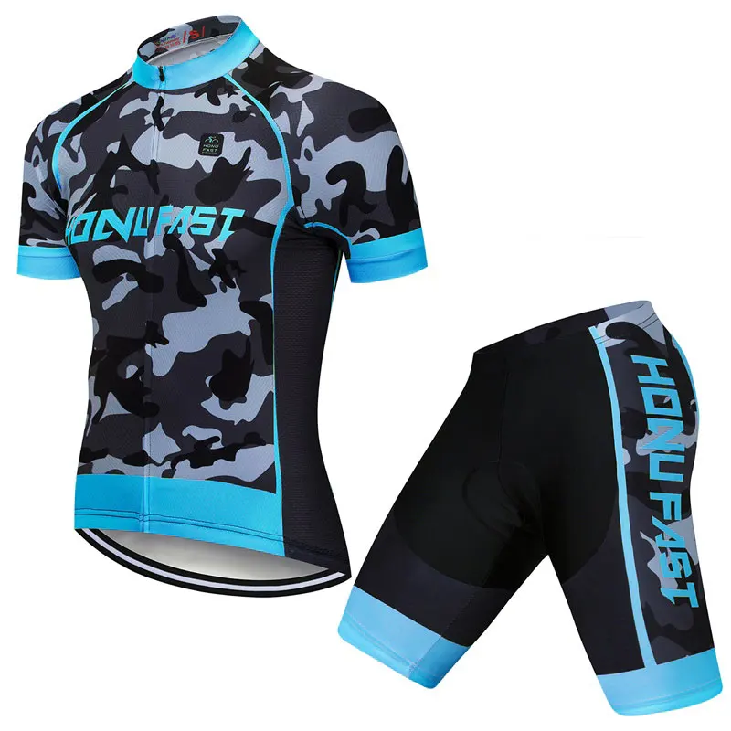 Normal cycling set Камуфляжная одежда для велоспорта мужская летняя велосипедная одежда для трекинга велосипедная одежда/короткий рукав Велоспорт Джерси наборы Ropa Ciclismo maillot - Цвет: Normal cycling set