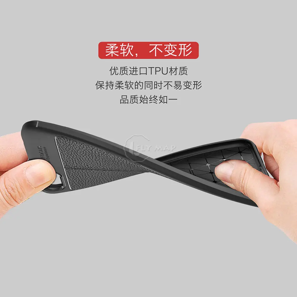 Soft Cover for Huawei Honor 7A A7 5.45'' DUA-LX2 DUA-L22 Litchi Leather Grained Silicon Phone Case 7S S7 DUA LX2 L22 |