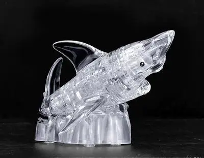 Kidpower Счастливый час головоломки хрустальные головоломки 3D животное лебедь яблоко звезда головоломка игра для мозга развивающие игрушки подарок