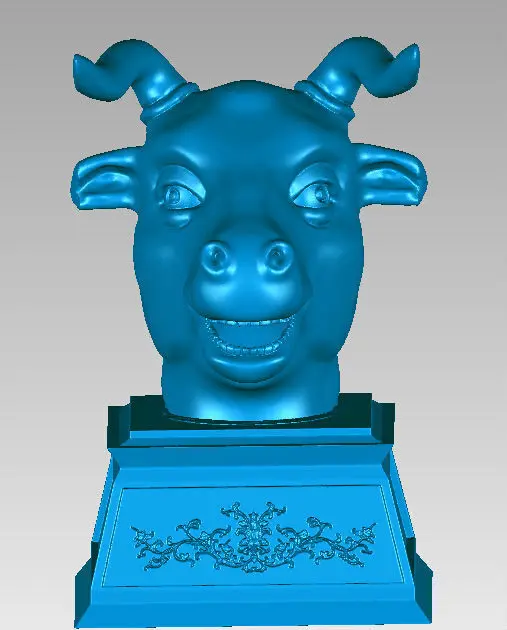 3D модель для ЧПУ резная фигурка скульптурная машина в формате STL западная