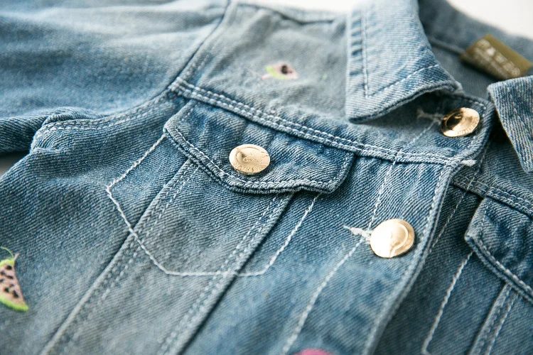 Denim Coat 2019 autumn clothes for boys and girls denim jacket children clothing Cowboy Kids coat 3yrs baby Fall Outwear | Детская