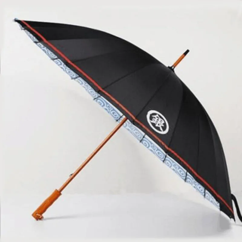 Gintama Anime Cartoon Umbrella 24 Bone Increase Windproof | Дом и сад