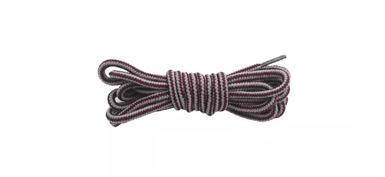 Wine red-Gray 1 пара разноцветных круглых шнурков уличные спортивные повседневные Ботинки martin Шнурки Кроссовки с шнурками Катание на коньках ботинки шнурки - Цвет: Wine red-Gray
