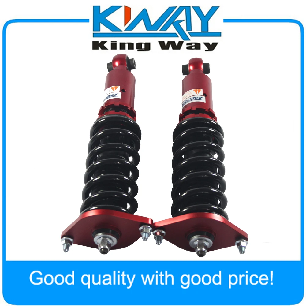 Полный Coilover Распорки амортизаторы подвески комплект красного цвета подходит для Subaru Impreza 2008-2013