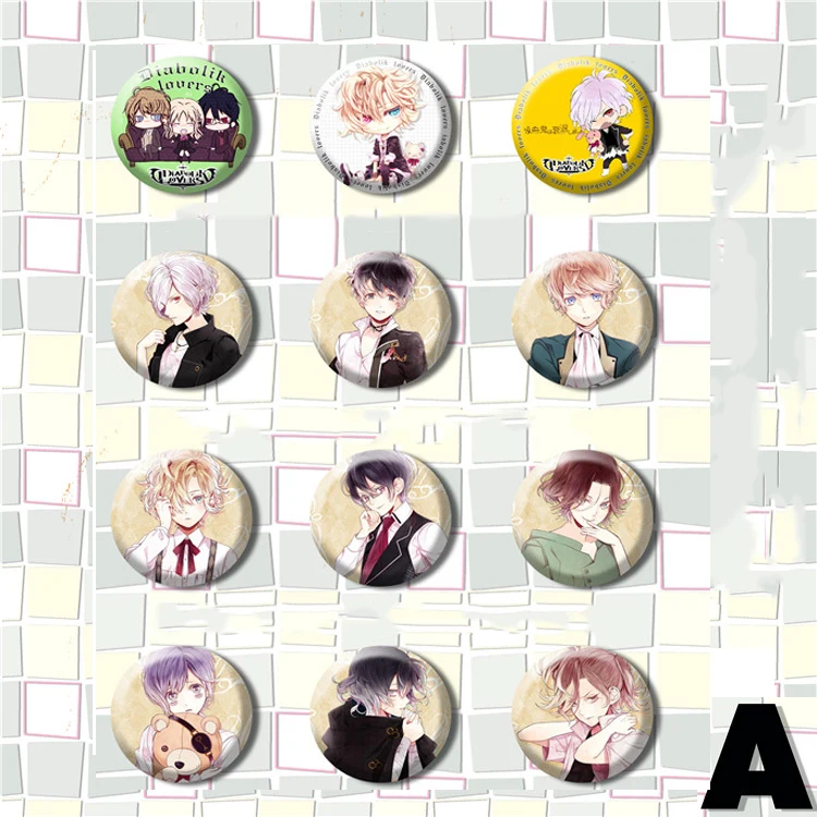 Portachiavi DIABOLIK LOVERS Komori Yui Ayato Kanato Laito Azusa Shu акриловый брелок Подвеска Брелок аниме брелок