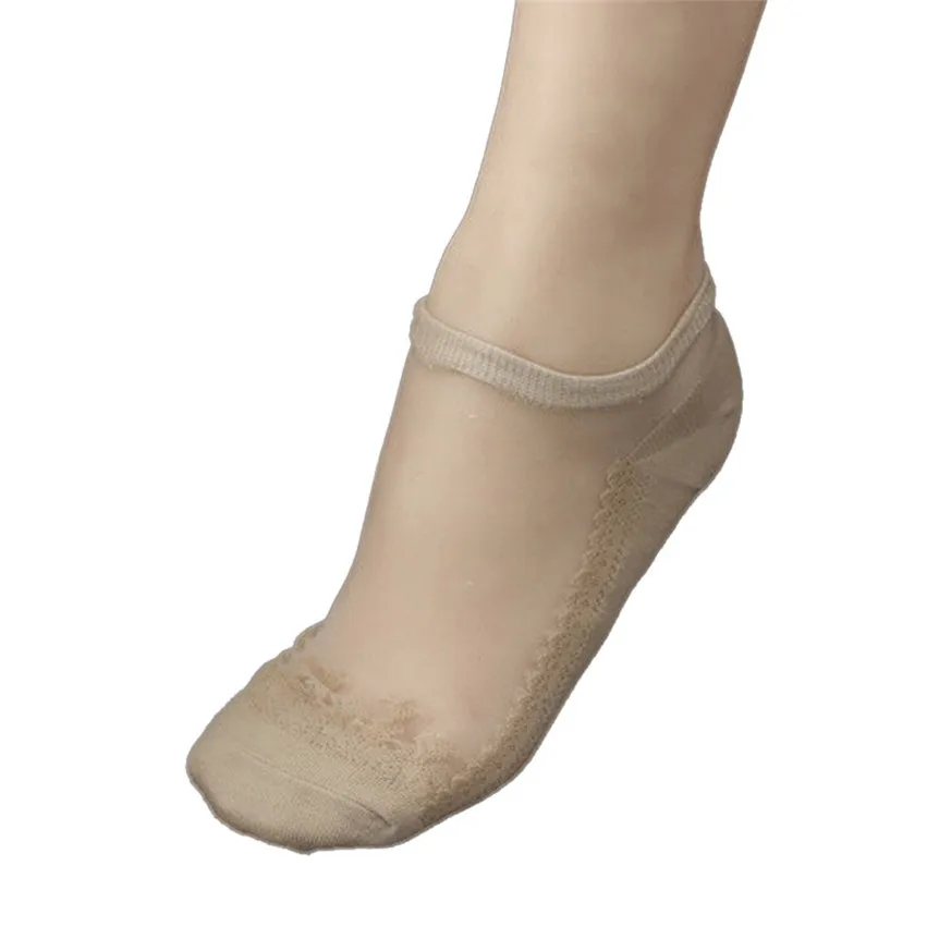 CHAMSGEND Coolbeener носки женские meias ультратонкие прозрачные calcetines красивые прозрачные кружевные эластичные короткие носки mar27