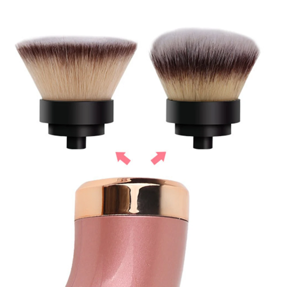 

360 Degree Rotating USB Rechargeable Automatic Smart Cosmetics Blush with heads