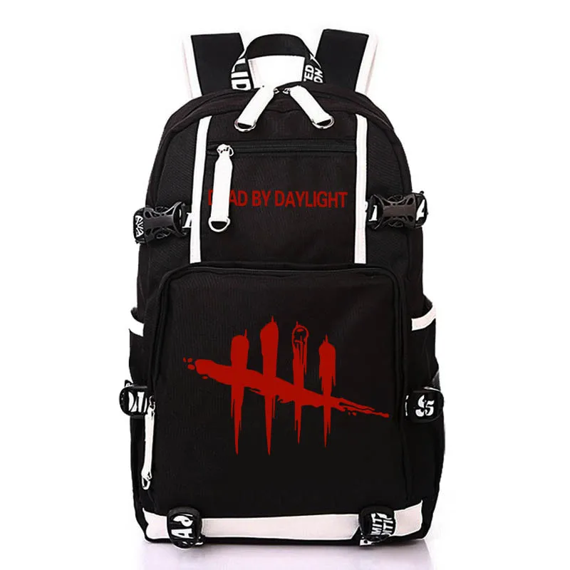 2 Рюкзак с принтом Dead by Daylight, рюкзак с игровой символикой, usb зарядка, рюкзак для ноутбука, большой рюкзак для путешествий, брезентовые школьные сумки, унисекс, рюкзак - Цвет: 2